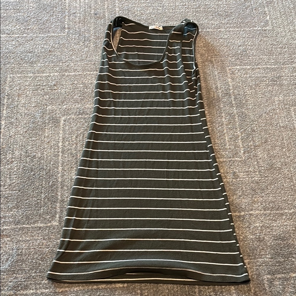 Striped Sleeveless Dress